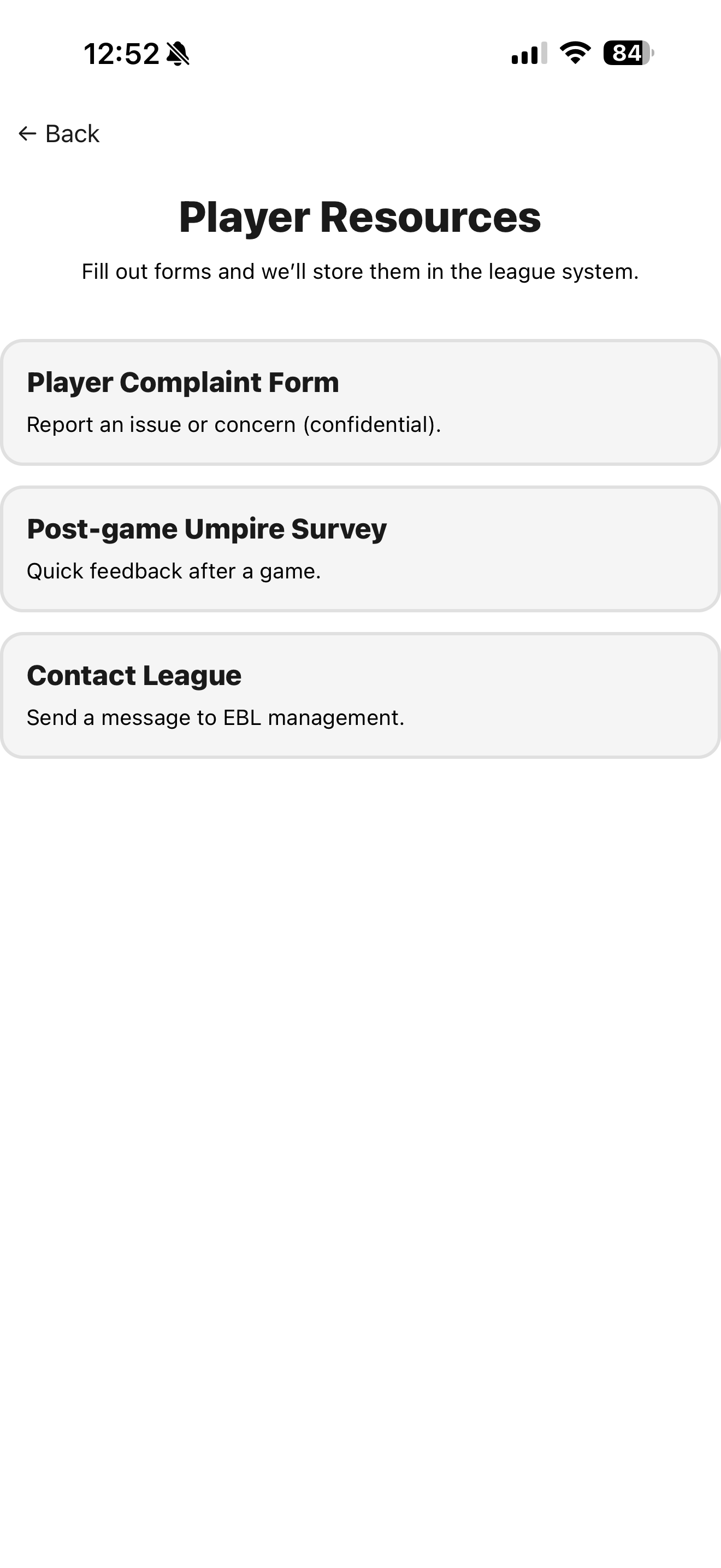 EBL app player resources